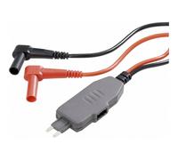 VOLTCRAFT MS-4S Adattatore per misurazioni Spina con fusibile piatto mini - Spina a banana 4 mm Nero, Rosso