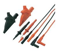 VOLTCRAFT MS-5 KIT puntali di sicurezza Spina a banana 4 mm Sonda 1.20 m Nero,