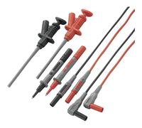 MS 6 KIT PUNTALI DI SICUREZZA SPINA A BANANA 4 MM SONDA 1.20 M NERO ROSSO 1