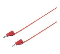 VOLTCRAFT MSB-200 - Cavo di misurazione [spina a lamelle da 2 mm, spina lamellare 2 mm] 0,90 m, rosso, 1 pezzo