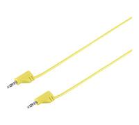 VOLTCRAFT MSB-200 Cavo di misurazione [Spina lamellare 2 mm - Spina lamellare 2 mm] 0,60 m Giallo 1 pezzo