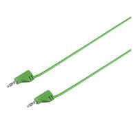 Voltcraft MSB-200 - Cavo di misurazione [spina lamellare 2 mm, spina lamellare 2 mm] 0,60 m, verde, 1 pezzo