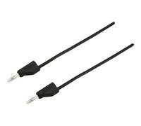 VOLTCRAFT MSB-300-1-SW MSB-300 Cavo di misura Spina a banana 4 mm Silicone 1.00