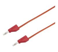 VOLTCRAFT MSB-300-2-ROT MSB-300 Cavo di misura Spina a banana 4 mm Silicone 2.0