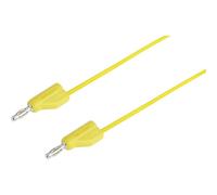 VOLTCRAFT MSB-300 Cavo di misura Spina a banana 4 mm Spina a banana 4 mm 1.50 m Giallo 1 pz.