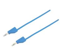 VOLTCRAFT MSB-300 Cavo di misura Spina a banana 4 mm Silicone 25.00 cm Blu 1