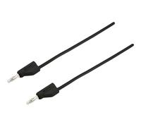 VOLTCRAFT MSB-300 - Cavo di misurazione [connettore lamellare 4 mm - connettore lamellare 4 mm] 25.00 cm nero 1 pezzo