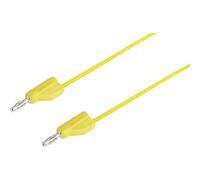 VOLTCRAFT MSB-300 Cavo di misura Spina a banana 4 mm Spina a banana 4 mm 5.00 m Giallo 1 pz.