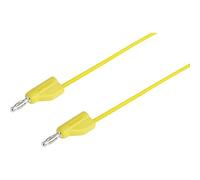 VOLTCRAFT MSB-300 Cavo di misura Spina a banana 4 mm Spina a banana 4 mm 2.00 m Giallo 1 pz.