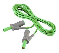 VOLTCRAFT MSB-501 Puntali di sicurezza Spina a banana 4 mm Spina a banana 4 mm 2.00 m Verde 1 pz.