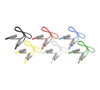 VOLTCRAFT MSB-501 KIT puntali Spina a banana 4 mm Spina a banana 4 mm 0.50 m 12