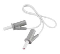 VOLTCRAFT MSB-501 Puntali di sicurezza Spina a banana 4 mm Spina a banana 4 mm 0.50 m Bianco 1 pz.