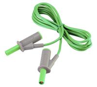 VOLTCRAFT MSB-501 Puntali di sicurezza Spina a banana 4 mm Spina a banana 4 mm 1.50 m Verde 1 pz.
