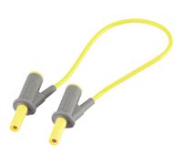 VOLTCRAFT MSB-501 Puntali di sicurezza Spina a banana 4 mm Spina a banana 4 mm 25.00 cm Giallo 1 pz.