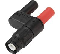 VOLTCRAFT MSC-110 Spina adattatore Spina BNC - Presa 4 mm diritta, isolata Nero