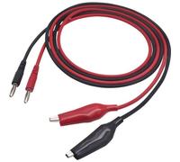VOLTCRAFT MSL-100 Cavo di misura [Spina 4 mm - ] 1.00 m Nero, Rosso 1 pz.