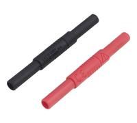 VOLTCRAFT MSL-504 Connettore cavo di misura Presa 4 mm Presa 4 mm Nero, Rosso