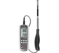 Voltcraft PL-135HAn Anemometro del filo di calore con funzione di misurazione della temperatura e interfaccia USB, Telescopic ( NEW