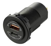 VOLTCRAFT Presa da Incasso USB Power-Delivery per Auto 60W 12/24 V