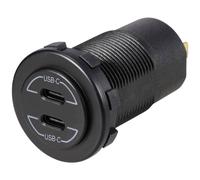 VOLTCRAFT PRESA DOPPIA USB-C ® 9V-30V-60W Portata massima corrente=3 A 12 - 24