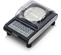 VOLTCRAFT PS-50 - Bilancia di precisione massima 50 g, leggibilità 0.001 g, funzionamento a batteria, tramite USB, colore: Nero