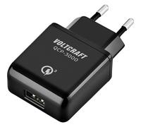VOLTCRAFT QCP-3000 Caricatore USB 19.5 W 1x 2 USB-A Nero Ambiente interno