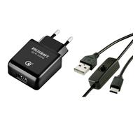 VOLTCRAFT QCP-3000 USC Caricatore USB Adatto per (kit di sviluppo): Raspberry