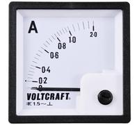 Strumento di misura analogico da pannello VOLTCRAFT AM-72X72/1A 1 A N/A
