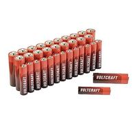 VOLTCRAFT Set di batterie Mignon, micro 34 pezzi, scatola inclusa