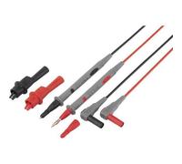 VOLTCRAFT TL 88-4 KIT puntali di sicurezza Spina a banana 4 mm Sonda 1.80 m Nero, Rosso 1 KIT