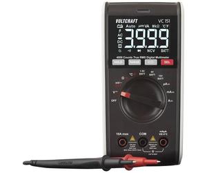 VOLTCRAFT VC-12232385 VC151 Multimetro portatile digitale CAT III 600 V Display