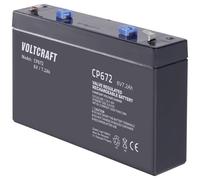VOLTCRAFT VC-12713945 CE6V/7Ah Batteria al piombo 6 V 7.2 Ah Piombo-AGM (L x A