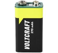 VOLTCRAFT VC-12714065 Endurance 6LR61 Batteria ricaricabile da 9 V NiMH 270 mAh