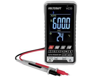 VOLTCRAFT VC-12948140 VC33 Multimetro portatile digitale CAT III 600 V Display