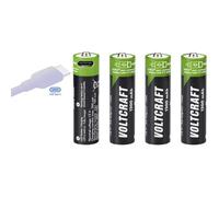 VOLTCRAFT VC-14491025 VC-AA1300USB Batteria ricaricabile USB-C ® Li-Ion 1300 mA