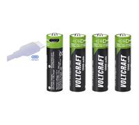 VOLTCRAFT VC-14491025 VC-AA1300USB Batteria ricaricabile USB-C ® Li-Ion 1300 mA