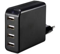 VOLTCRAFT VC-15123320 UC-4AXX001 Caricatore USB 24 W 4x USB-A Nero Ambiente int