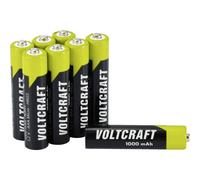 VOLTCRAFT VC-16043045 Batteria ricaricabile Ministilo (AAA) NiMH 1000 mAh 1.2 V 8 pz.
