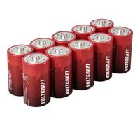 VOLTCRAFT VC-16107980 - Batteria mono (D), 18000 mAh, 1,5 V, 10 pezzi