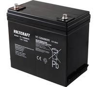 VOLTCRAFT VC-16623025 VC-12668695 Batteria al piombo 12 V 55 Ah Piombo-AGM (L
