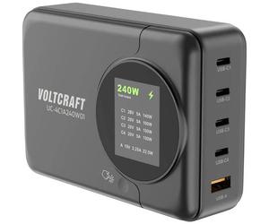 VOLTCRAFT VC-16871780 UC-4C1A240W01 Caricatore USB 240 W 4xUSB-C ®, 1x 2 USB-A