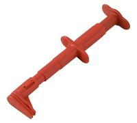 VOLTCRAFT VC-17155605 MSK-140 Rot Morsetto piatto di sicurezza Per barre condut