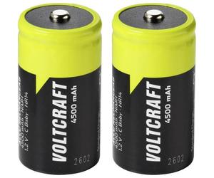VOLTCRAFT VC-17275485 Batteria ricaricabile 1/2 Torcia (C) NiMH 4500 mAh 1.2 V