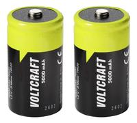 VOLTCRAFT VC-17275495 Batteria ricaricabile Torcia (D) NiMH 5000 mAh 1.2 V 2 pz