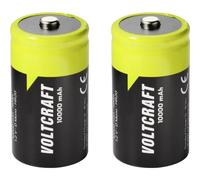 VOLTCRAFT VC-17275505 Batteria ricaricabile Torcia (D) NiMH 10000 mAh 1.2 V 2 p
