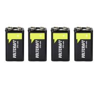 VOLTCRAFT VC-17275530 Batteria ricaricabile da 9 V NiMH 270 mAh 8.4 V Pronto pe