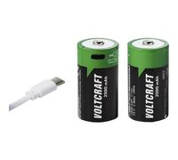 VOLTCRAFT VC-17275575 Batteria ricaricabile 1/2 Torcia (C) Li-Ion 2500 mAh 1.5