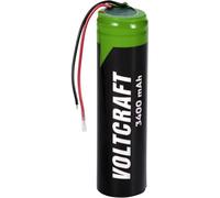VOLTCRAFT VC-18650PCM Batteria ricaricabile speciale 18650 con cavo Litio 3.6 V 3400 mAh