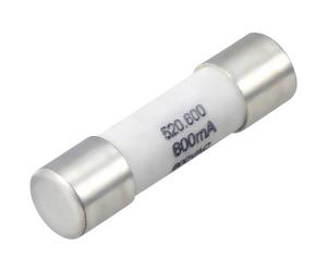 VOLTCRAFT VC 191 Fuse Fusibile per multimetri (Ø x L) 5 mm x 20 mm 600 mA 600