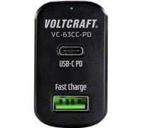VOLTCRAFT VC-63CC-PD Automobile Caricatore USB Corrente di uscita max. 3 A 2 x